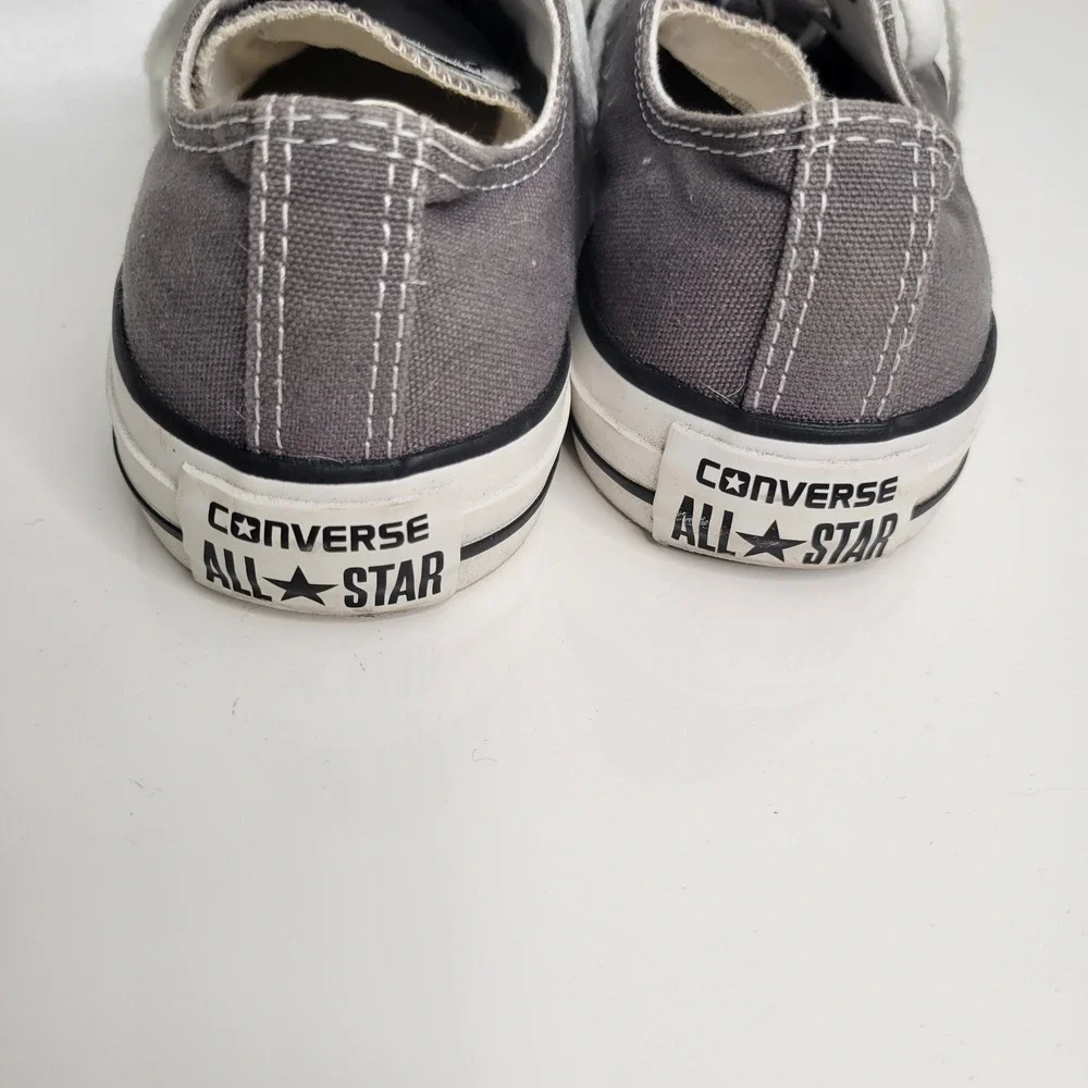 Converse Chuck Taylor All Star Unisex 6M‎ 8W Gray Low Top Canvas Sneakers 1J794 - Picture 10 of 14